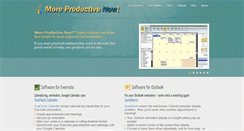 Desktop Screenshot of moreproductivenow.com