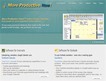 Tablet Screenshot of moreproductivenow.com